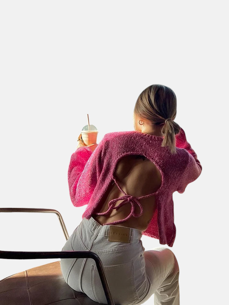 Pull dos nu rose