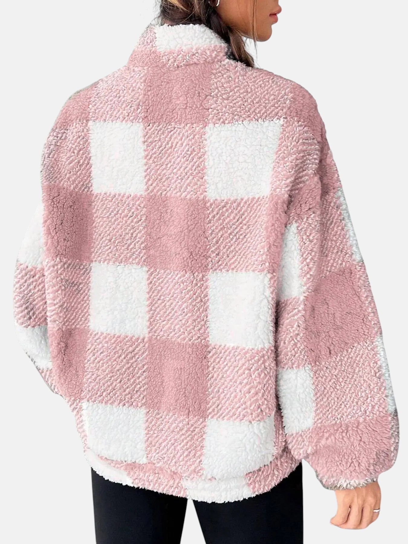 Pull polaire rose