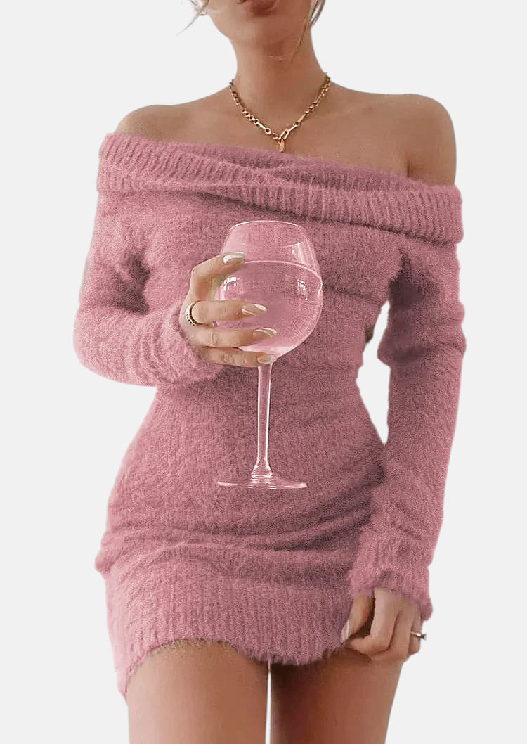 Robe pull rose