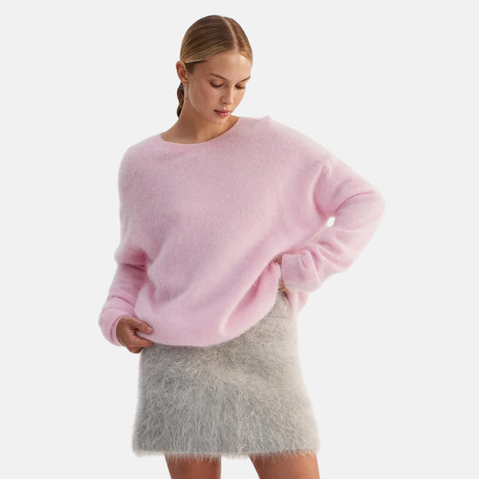 Pull poil rose