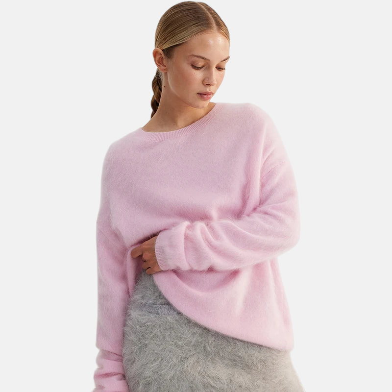 Pull poil rose