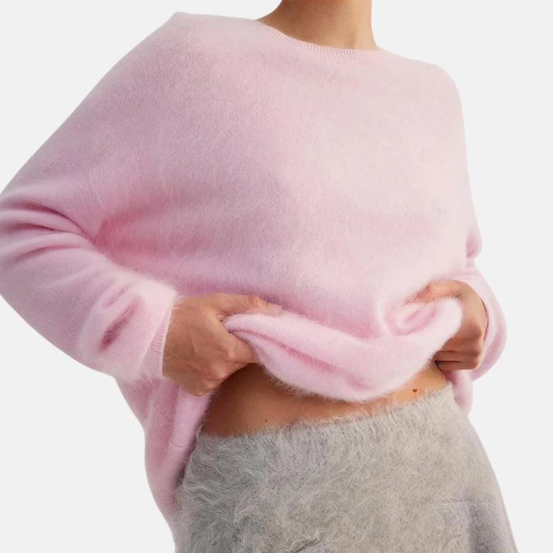 Pull poil rose