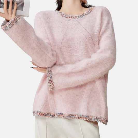 Pull rose doux