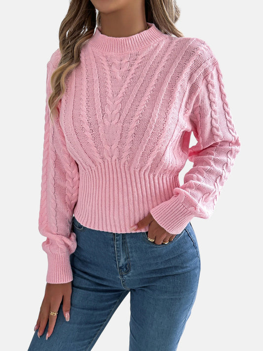 Pull torsade rose