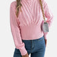 Pull torsade rose