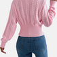 Pull torsade rose