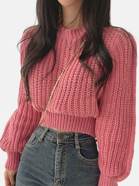 Pull vieux rose femme