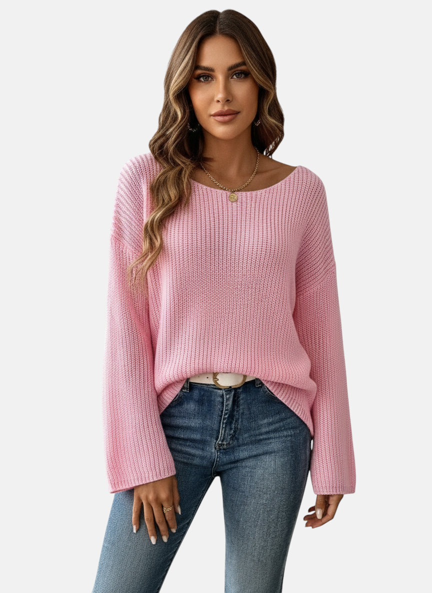 Pull oversize rose