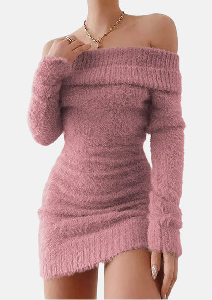 Robe pull rose