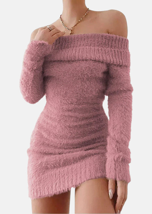 Robe pull rose