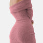 Robe pull rose