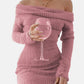 Robe pull rose